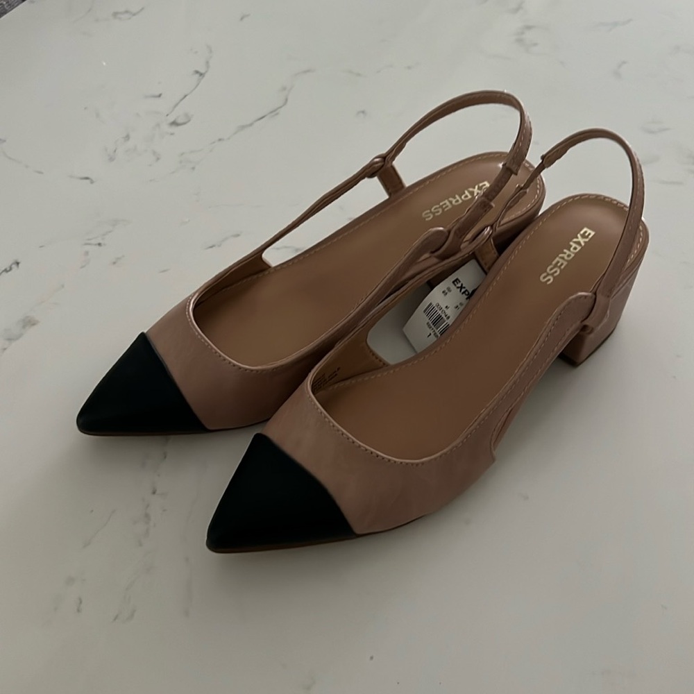 NWT cap toe heels